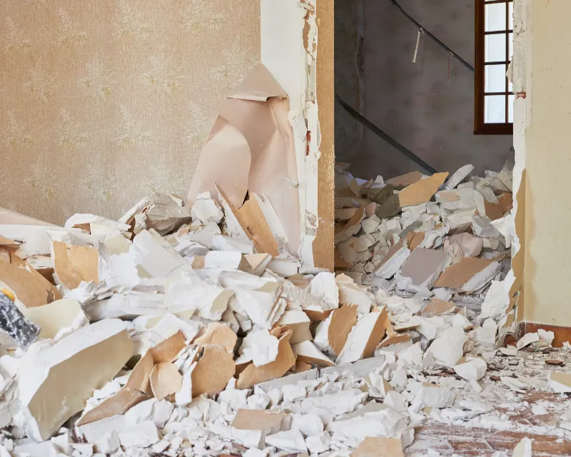 Demolition and cleanup